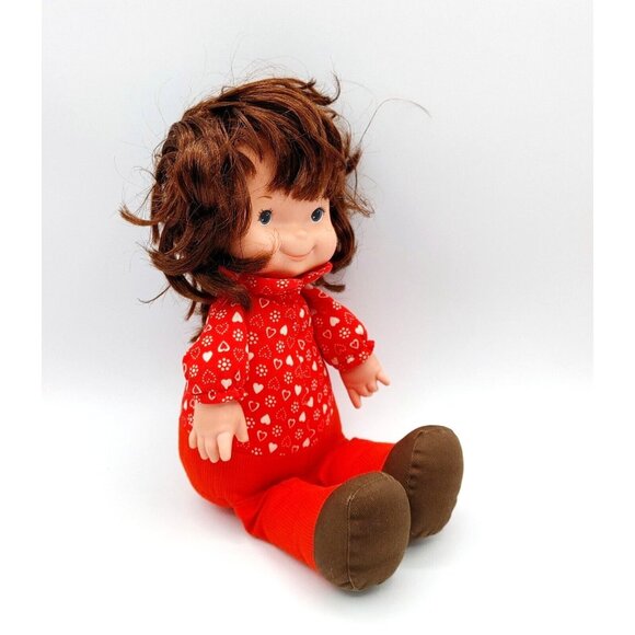 Fisher Price 1973 Audrey Lapsitter Doll 13" Vintage Missing Overalls - Picture 2 of 3